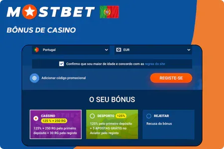 Bônus de Casino Mostbet